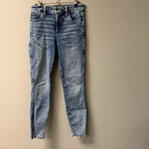 KUT from the Kloth Women's Connie High Rise Fab Ab Ankle Skinny Size 4 Raw Hem